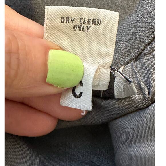 Loft gray knee length A line skirt size 4 - Picture 4 of 9